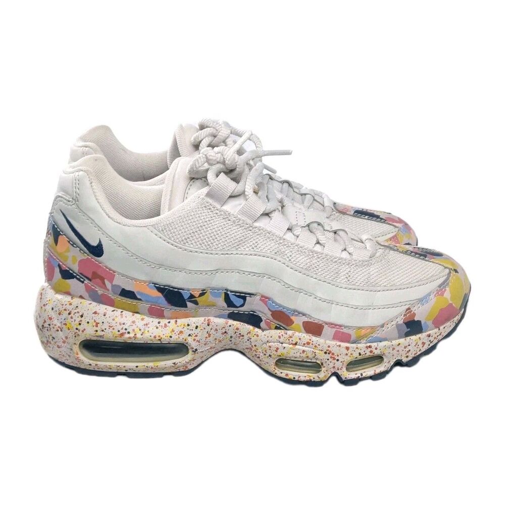 Nike Air Max 95 Se Shoes Women's Size 7 Sneakers Vast Grey Midnight Navy